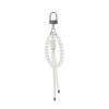 Tikito Leather Knot Keyring Ivory