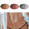 8pcs Stainless Steel Navel Rings Gold Color Belly Button Rings with Crystal Women Men Body Piercing Ornament Unique