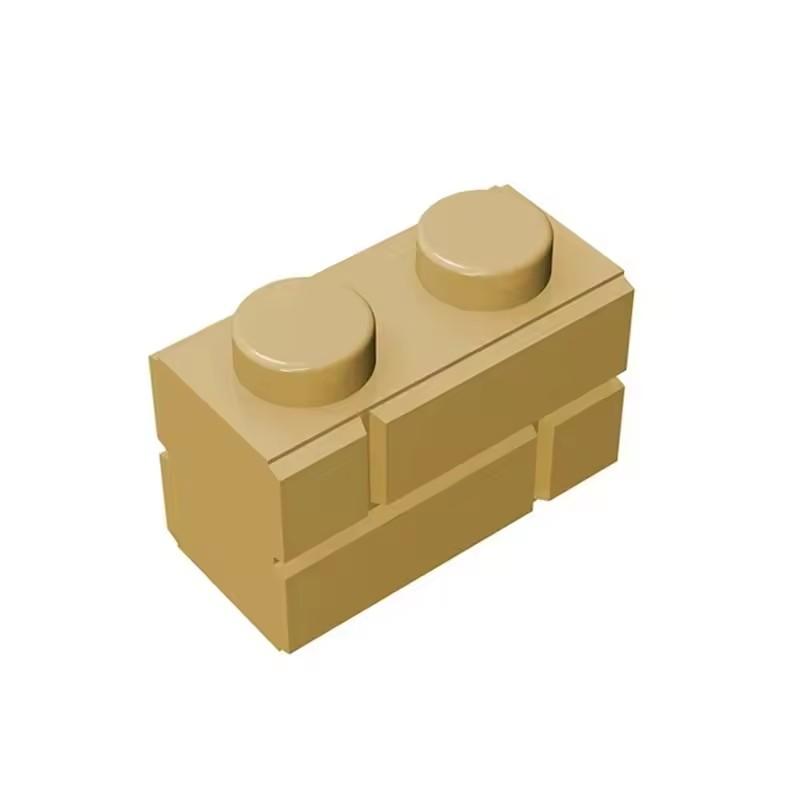 10PCS 98283 Bricks Parts DIY 1x2 Checkered Brick Wall Brick Parts Compatible Educational Building Blocks Parts Toys