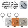 Přenosné nárazuvzdorné pouzdro Průhledné příslušenství pro Bluetooth sluchátka pro Nothing Ear (3)
