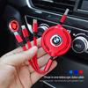 BMW Car 3 In1 USB Type C Charging Cable Multi Charger For BMW G01 G02 F22 F23 E46 E93 E39 G26 F01 F02 F06 G32 G20 G29 F30 F34 X5