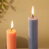 27CM Toothed Long Pole Candle Household Romantic Wedding Souvenir Odorless Color Pole Wax