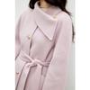 Qiusbuiyiren Elegant 100% Merino Wool Double-Faced Coat