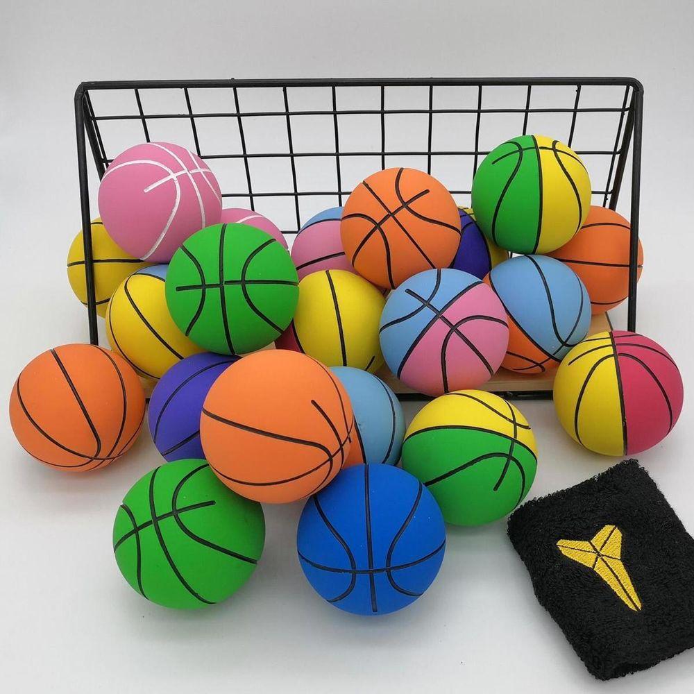 6CM Toy Kids Elastic Stress Relief Bouncy Balls Anti Anxiety Jumping Balls Mini Basketballs