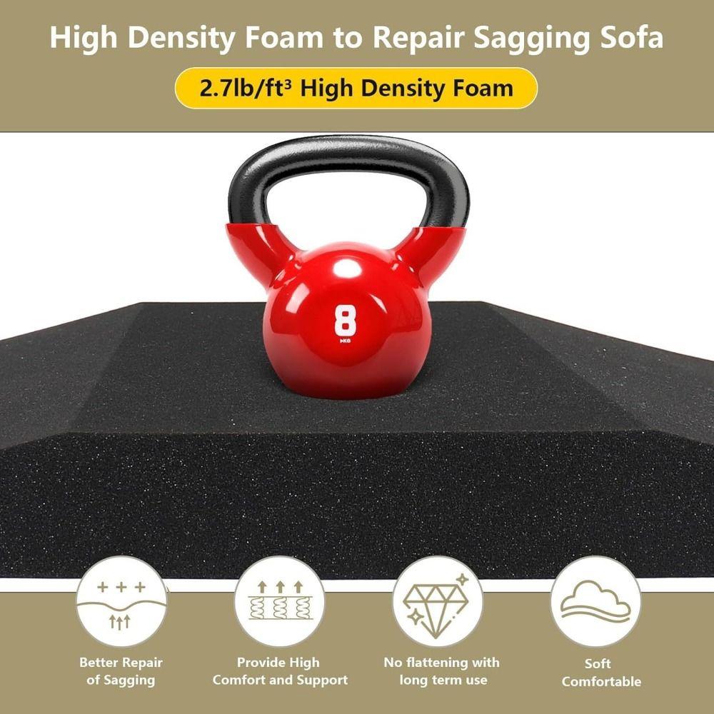 Durable Sponge Couch Cushion Support Square Large Size 50X50cm Sofa Support Board High Resilience Sofa Cushion Support Home
