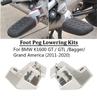 For 2011-2020 BMW K1600GT GTL & Bagger Foot Peg Footpeg Lowering Kit Silver 2x