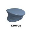 Military Building Blocks Accessories Soldier Figures Soviet Helmets Guard Hat Navy Pirate Firefighter Army Hats Mini Bricks Toys