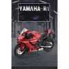 1/12 YAMAHA YZF-R1 Alloy Racing Motorcycle Model Diecast Street Sports Motorcycle Model Simulation Sound Light Kids Toys Gift