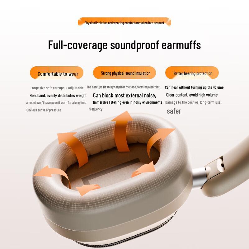 aigo WE800 ANC Over-Ear Wireless Headphones