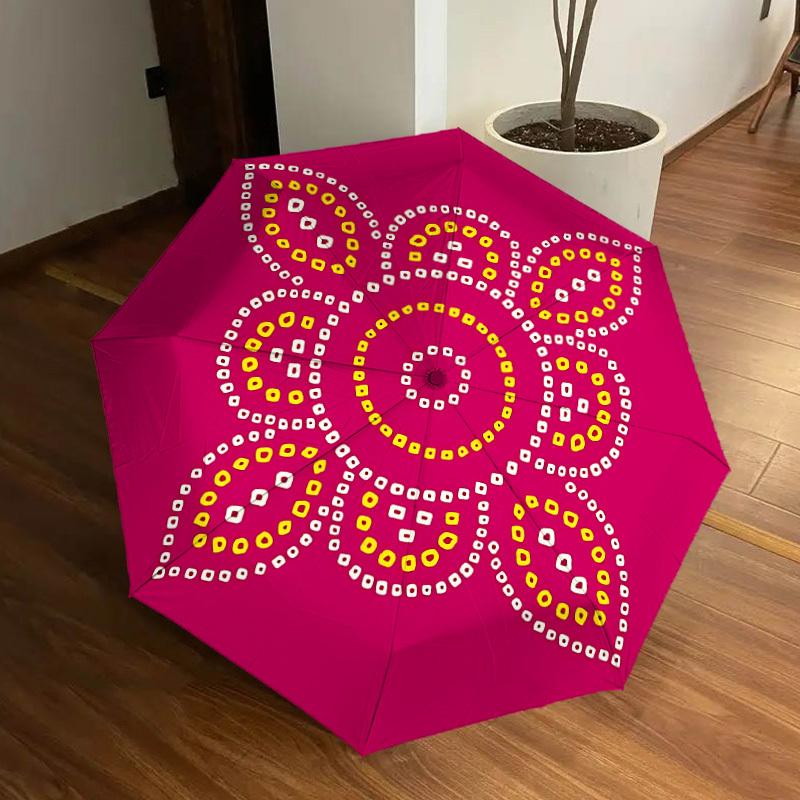 

1pc Floral Pattern Automatic Open/Close Umbrella, Formal Events - Ideal Gift for Family or Friends, Outdoor Accessory yy251211257