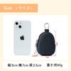 [Epic Green] Women's Genuine Leather Key Case, Smart Key Compatible, with Keychain, Pouch, Men's Carabiner, Smart Key Case, Coin Purse, Multi-purpose
