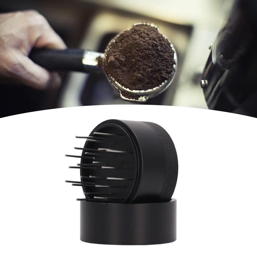 Coffee Needle Distributor, Rust-Resistant Stainless Steel, Portable Base Design, Coffee Needle (51mm)