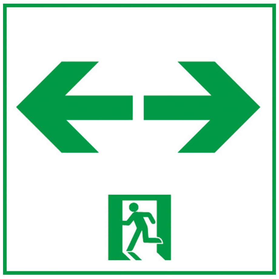 Panasonic FK10318 Compatible Sign for Aisle Exit Class Direct Mount Lights, C, 10-Type,