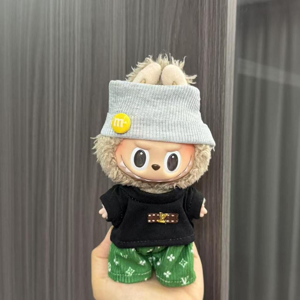 Baby Clothes 17cm Pendant First and Second Generation Vinyl Plush Doll Replacement Clothes Set