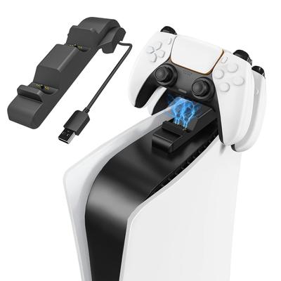 Podwójne gniazdo szybkiego ładowania dla kontrolera PS5 Gamepad Stacja ładująca Stojak na akcesoria PlayStation 5 Uchwyt