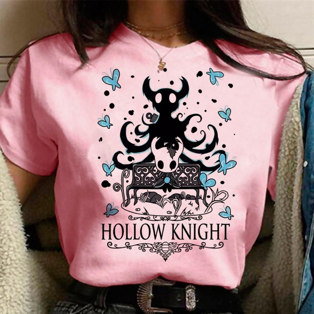 Hollow Knight Gaming T-Shirt Women Men Retro Vintage Graphic Tees Harajuku Casual Short Sleeve Tshirt Unisex Streetwear