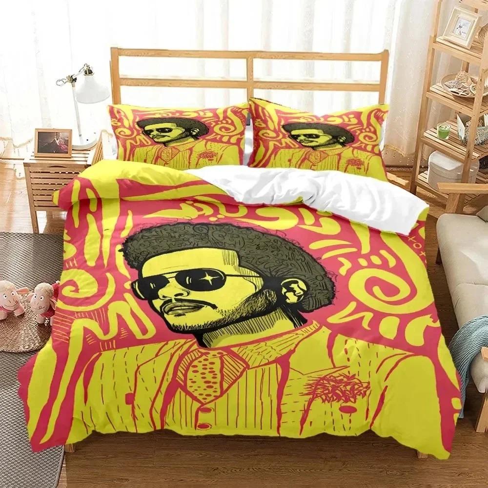 New XO The Weeknd Bedding Set Single Twin Full Queen King Size Bed Set Aldult Kid Bedroom Duvetcover Sets 3D Print Bed Sheet Set