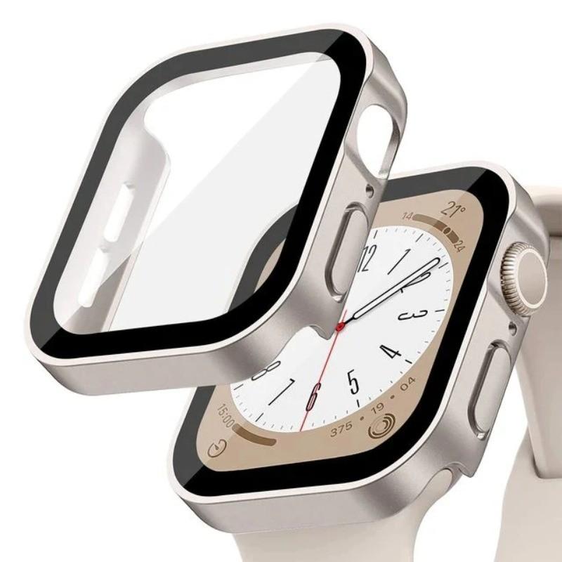 Waterproof Case for Apple Watch 7 8 9 45mm 41mm Screen Protector Glass+Cover iWatch 11 10 42mm 46mm 5 SE 6 44mm 40mm Accessories