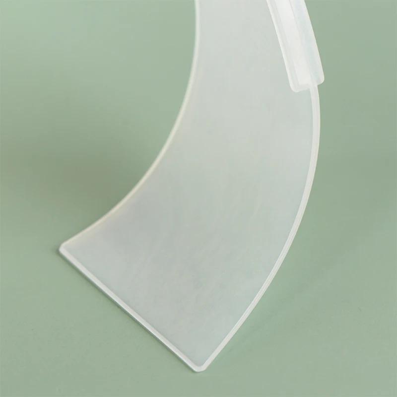 10 Stück/Set Leder Schaber Gummiplatte DIY Handgemachte Lederwerkzeuge Kunststoff PP Praktisches Kleben Lederzubehör