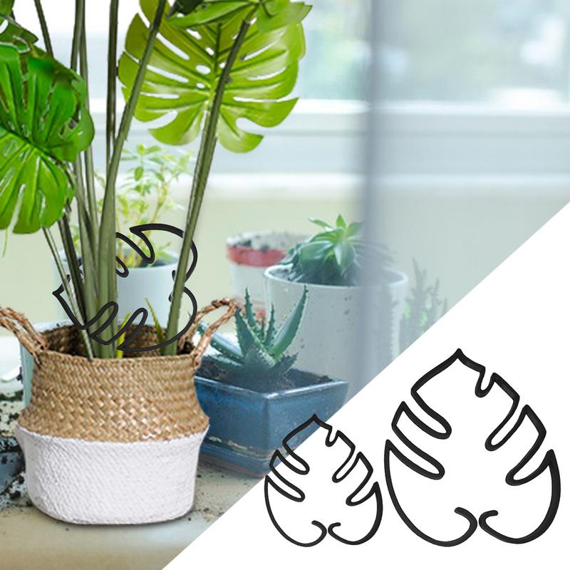 Korrosionsbeständiger Blumenständer Garten Zubehör Schildkrötenpanzer Pflanzenständer Monstera Form Pflanzenhalter Pflanzenständer