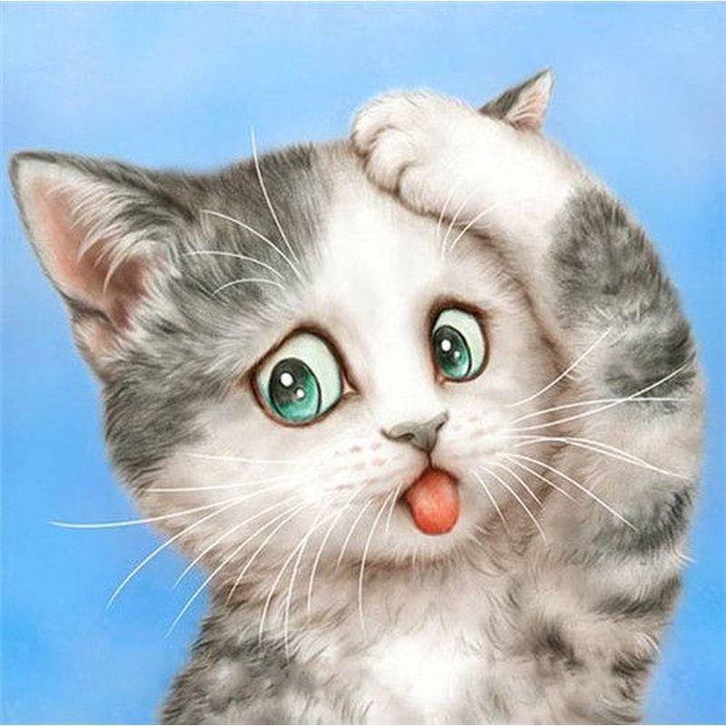 5D DIY diamantová malba Zvířecí křížový steh Celokulatý vrták Diamantové vyšívání Prodej Domácí dekorace