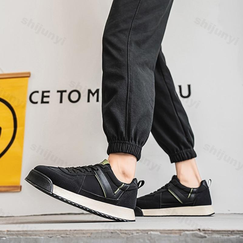 Fashion Retro Niche Design Casual Thick Soled Low Top Shoes for Men Spring 2025 New Fashion Trendy Versatile Comfortable Chunky sneakers