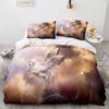 Fantasy Unicorn Bedding Set Single Twin Full Queen King Size One-horned Horse Bed Set Aldult Kid Bedroom Duvetcover Set 3D Print