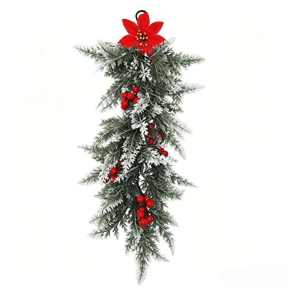 Hanging Ornament Christmas Swag Red Berries Christmas Red Berry Garland  Winter Holiday