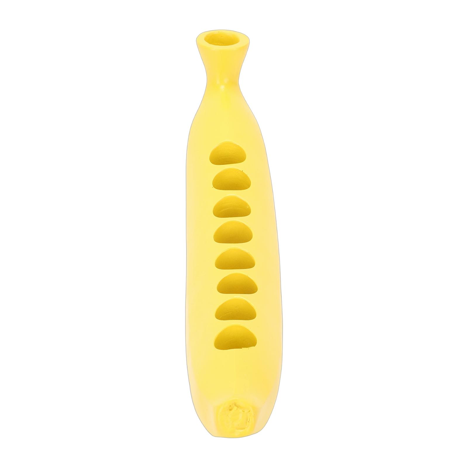 

Portable Banana Themed Candle Holder ABS Fun Unique 8 Holes Candle Stand for Home Ornament Decor