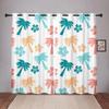 Coconut Tree Carrtoon em promoção Cortina blackout para janela de quarto, sala de estar, banheiro, cozinha, porta, sombreamento alto, novo padrão