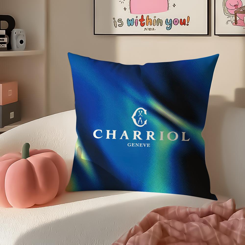 Elegante Marca Francese CCharriol Federa per Cuscino Peluche Corto Cerniera Invisibile Copricuscino per Divano