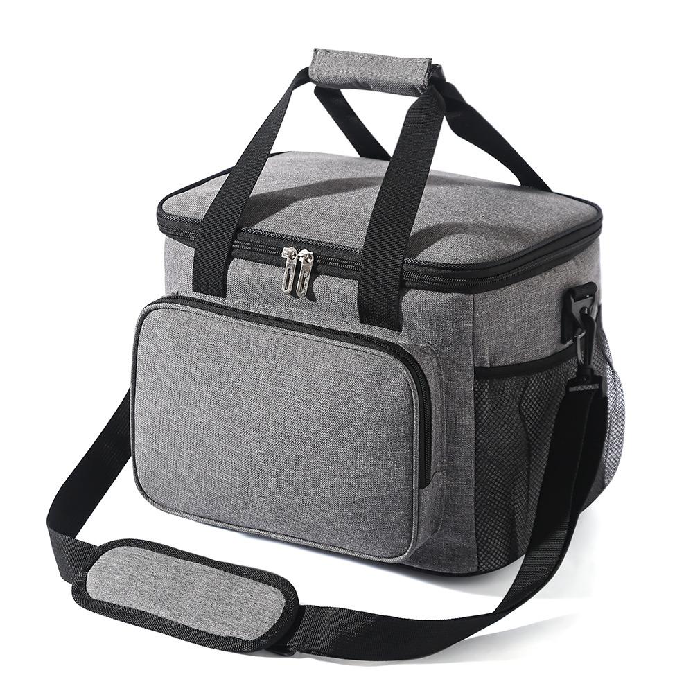 15/27L Insulated Lunch Bag Large Portable Waterproof Picnic Bag Leak-Proof Thickened Handheld Shoulder Outdoor Lunch Bag