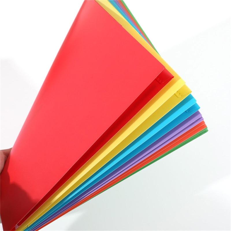 1/6Pcs Two-Pocket Folder Letter Size Folders with Pockets Holds 100 Sheets Document Organiser Presentation File Folder