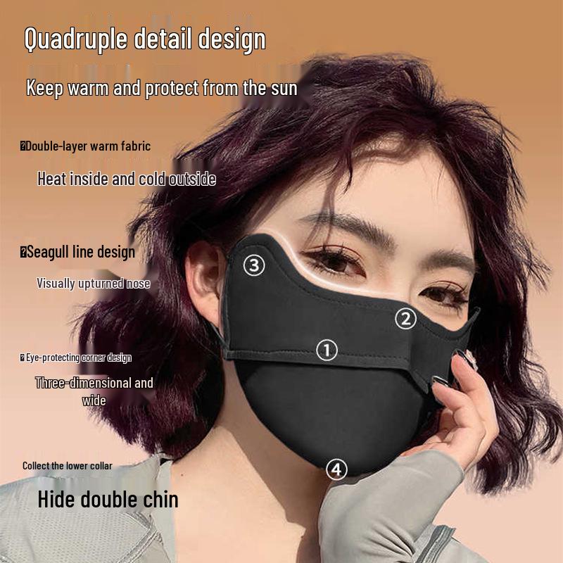 Exklusiv für Neueinsteiger: Damen 3D Winddichte Maske - Hochwertiger Augeneckenschutz für Herbst & Winter