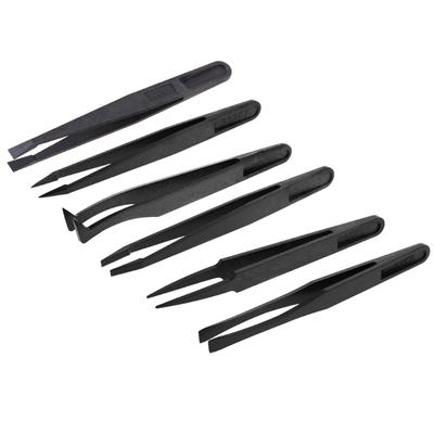 Electronic Tweezers Anti-static Anti Magnetic Practical Precision Tweezers for Electronics Laboratory Work DIY Tools