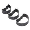 3PCS Moon Shape Cutting Dies Alloy Steel Hollow Leather Hole Punch Cutter for Crafts Making 70mm