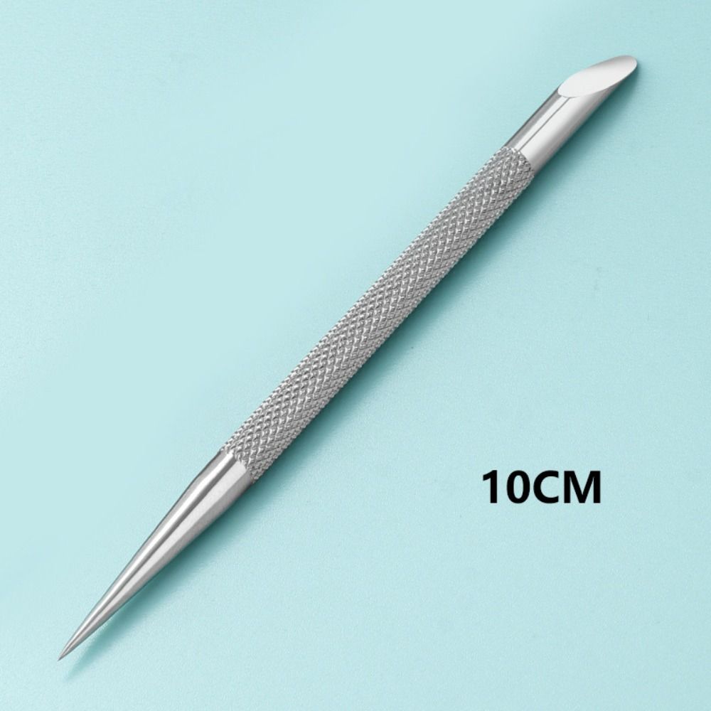 Stainless Steel Cuticle Pusher Double Ended Manicure Stick New Nail Dotting Pen  Nail
