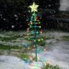 Christmas Solar LED Tree Lights Outdoor Garden Yard Patio Decoration for Holiday Festive Atmosphere Christmas Decor