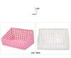 Plastic Storage Basket and Desktop Organizer for Cosmetics, Office Supplies, and Documents