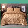 Stylish And Comfortable Pintuck Duvet Cover Pillow Sham Set In Multiple Sizes