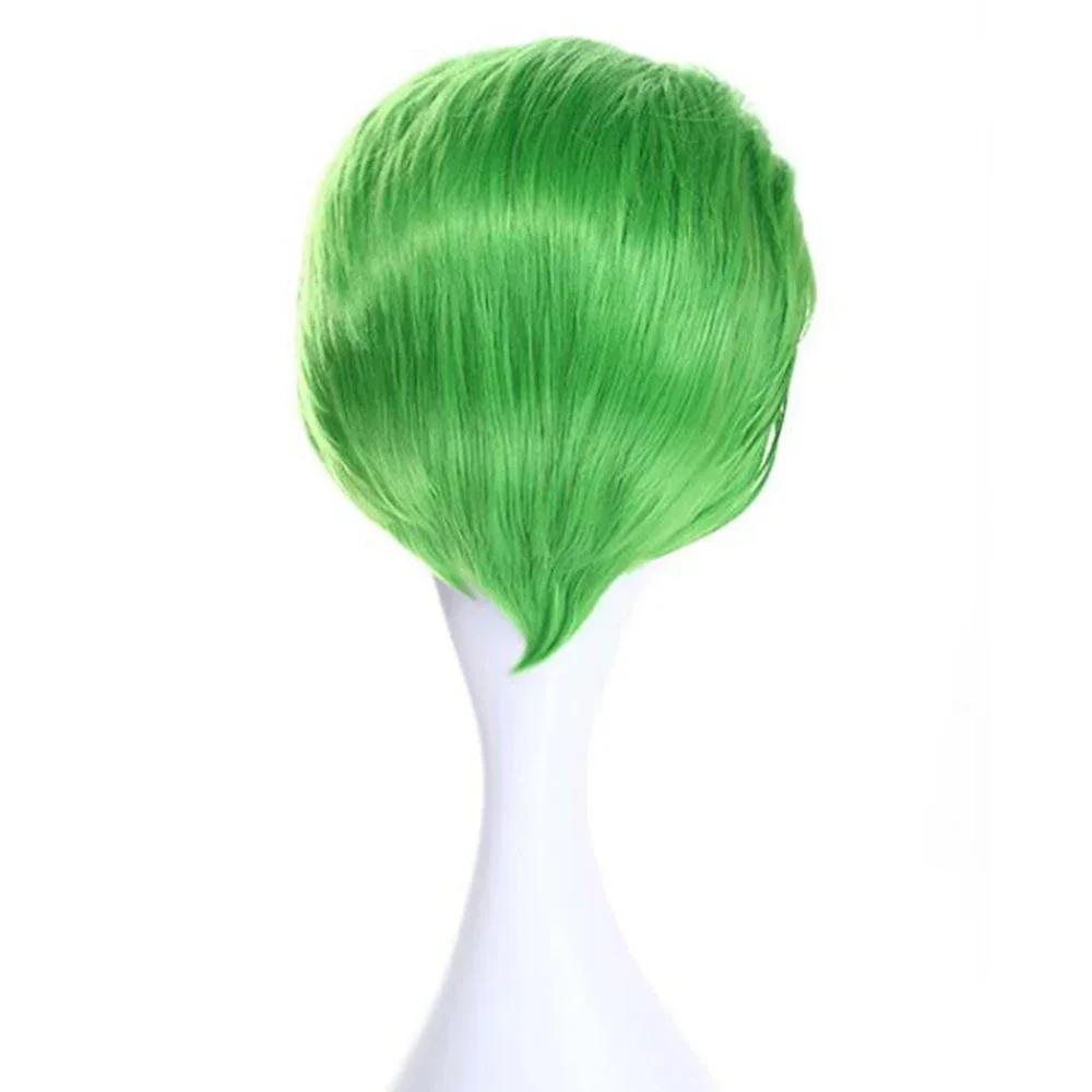 Synthetic Hair Green Joker Cartoon Characters Cosplay Wig Party Costume Wigs for Halloween