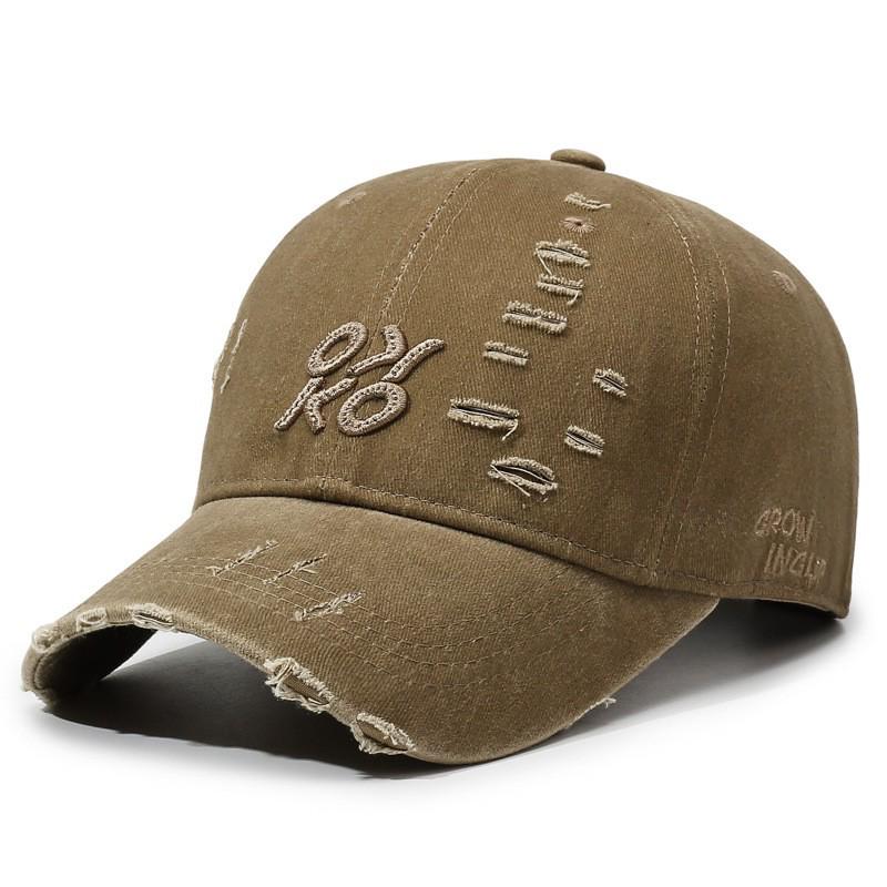 Casquette de Baseball Américaine Rétro à Visière de Canard et Calotte Souple - Lavable pour Hommes et Femmes