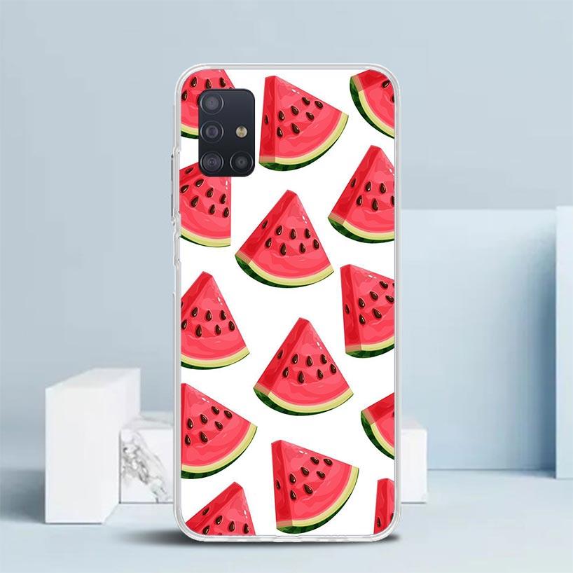 Watermelon Summer Fruit Phone Case For Samsung Galaxy A52 A32 A22 A12 A51 A50S A30S A10S Note 20 Ultra 10 S10 Plus A31 A20 A71 A