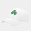 New summer clover printed pattern soft top breathable baseball cap men's and women's outdoor sunscreen sunshade quick-drying hat