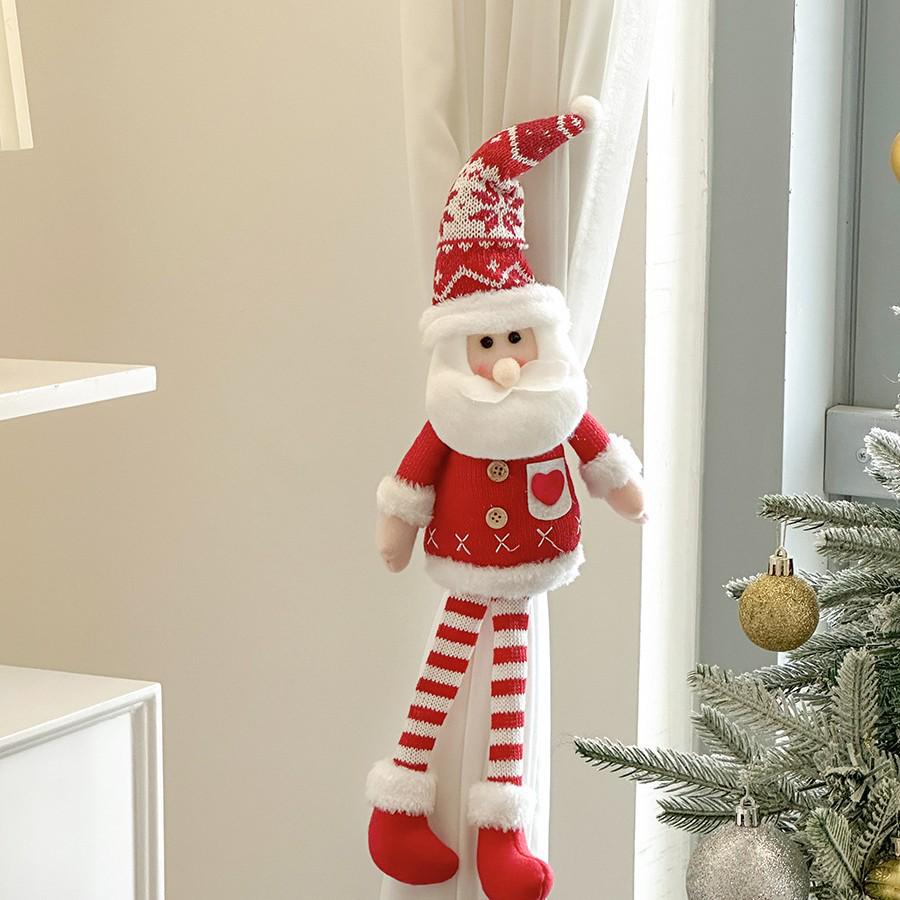 Kreative Weihnachtsmann Vorhangschnalle - Weihnachtsdekoration und Neujahrszimmer-Requisiten