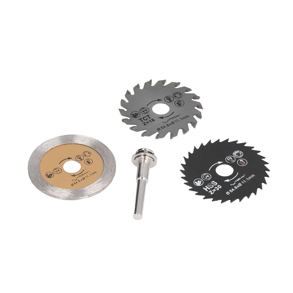 4Pcs Saw Blade 7000RPM Smoother Cutting High Strength Incisive Teeth Mini Wood Circular Saw Blade