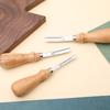 Fenrry 4/6/8/10mm Leather Edge Beveler Tool French Skiver Wide Mouth Leather Edge Bevelers Skiving Trimmer Crafting Tools