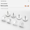 Transparent Rubber-Silicone Furniture Leg Pads