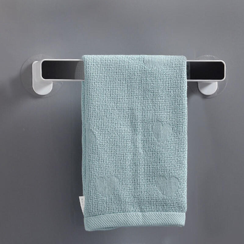 Simply Adhesive Towel Rack (26cm/Black)