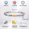 Punk Byzantine Bracelets for Men Boys,Stainless Steel Handmade Links Bracelet,Stylish Casual Jewelry Gifts